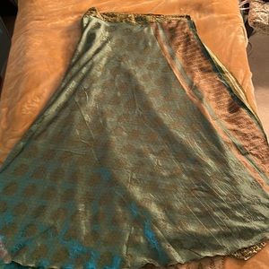 Goddess Silk Sari Skirt Darn Good Yarn